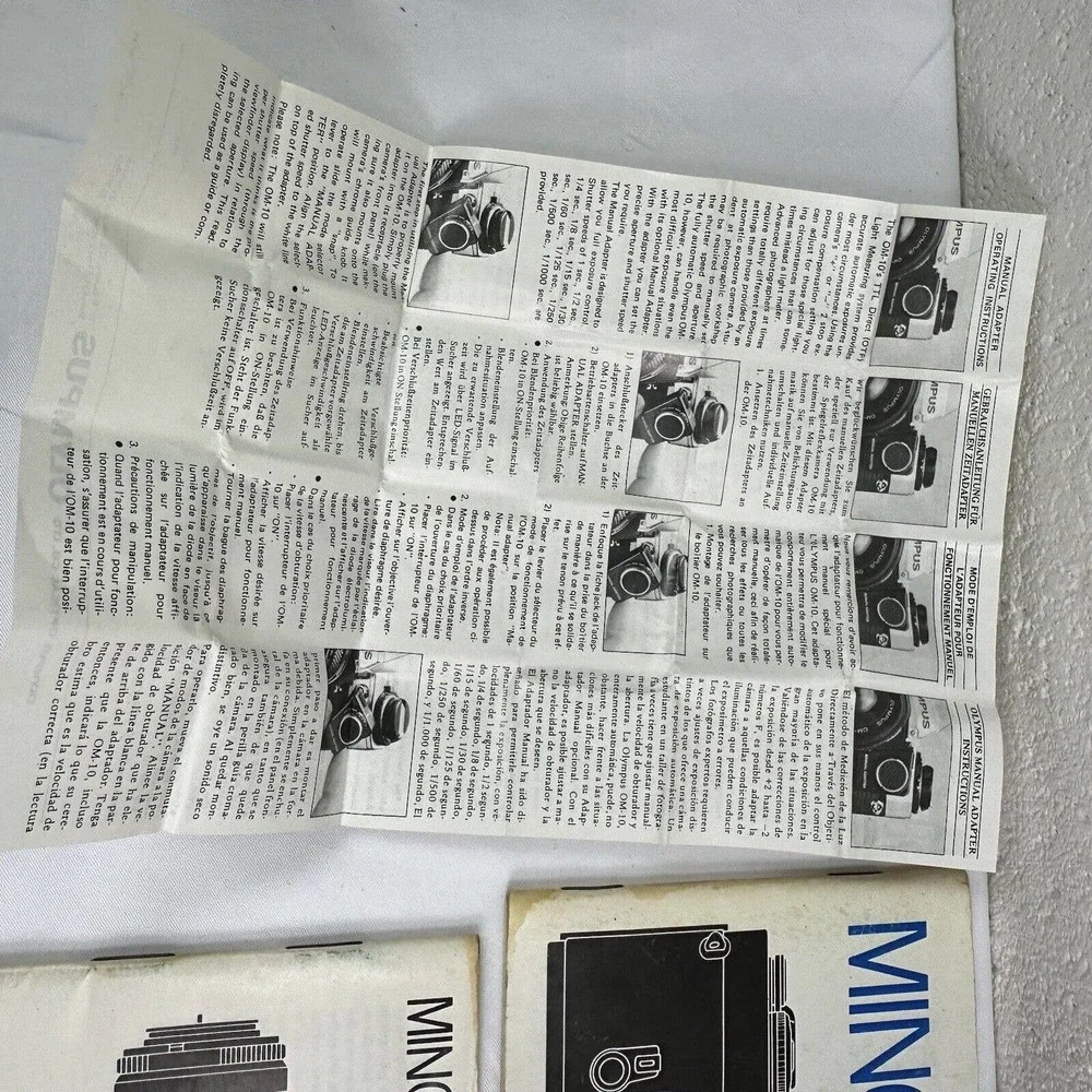 Canon, Nikon, Minolta, Olympus, Focal Vintage Brochures Bundle
